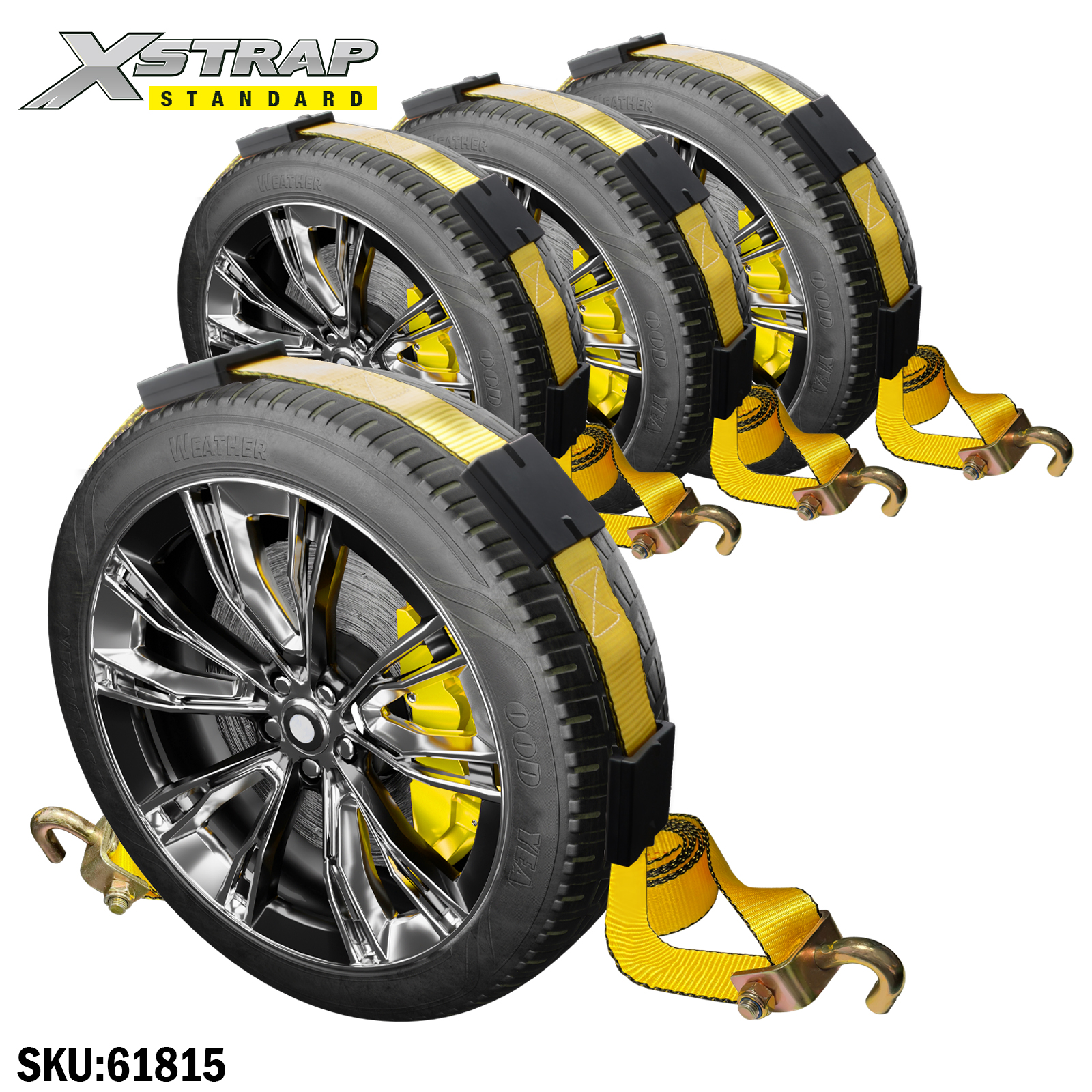 Xstrap 61815 2 x 10 футов 4PK ремни для автотягачей, SWL 2200 фунтов